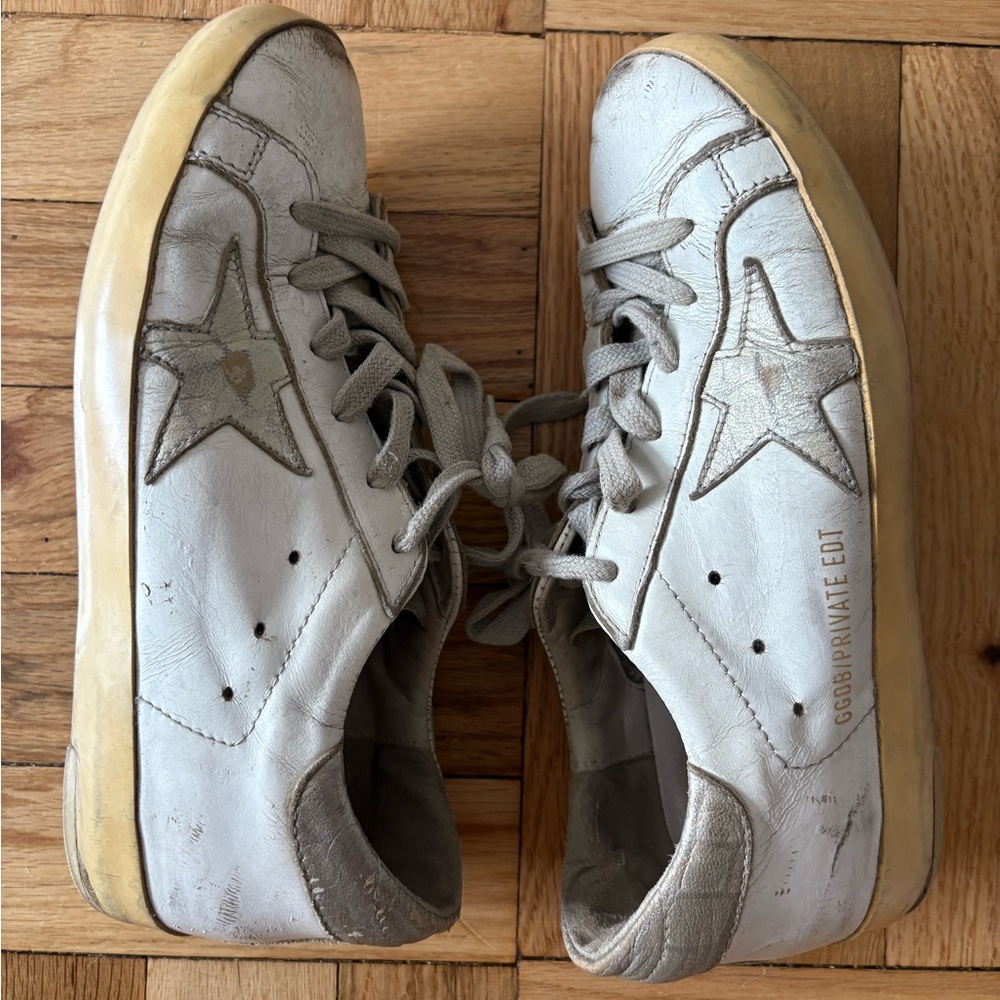 Golden Goose Distressed Star Sneakers size 36